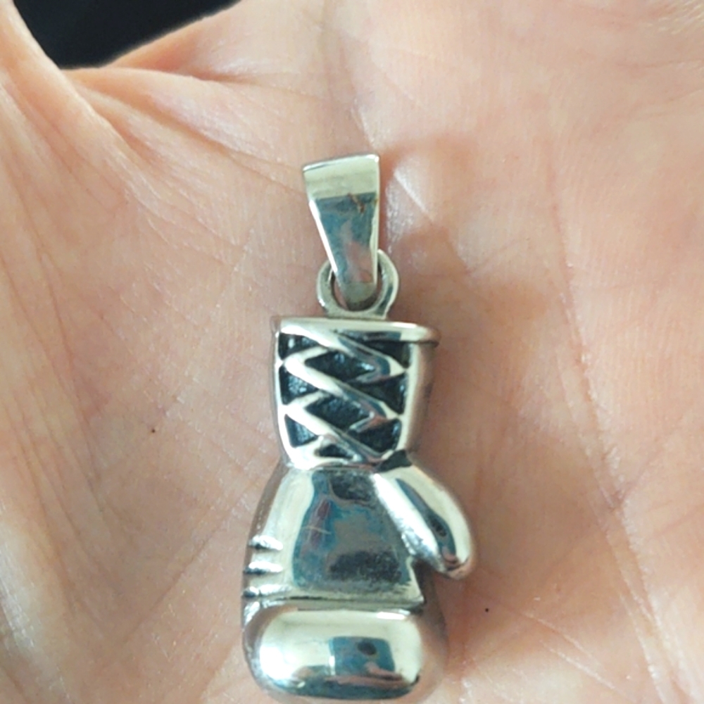 Stainless Steel Boxing Glove Pendant